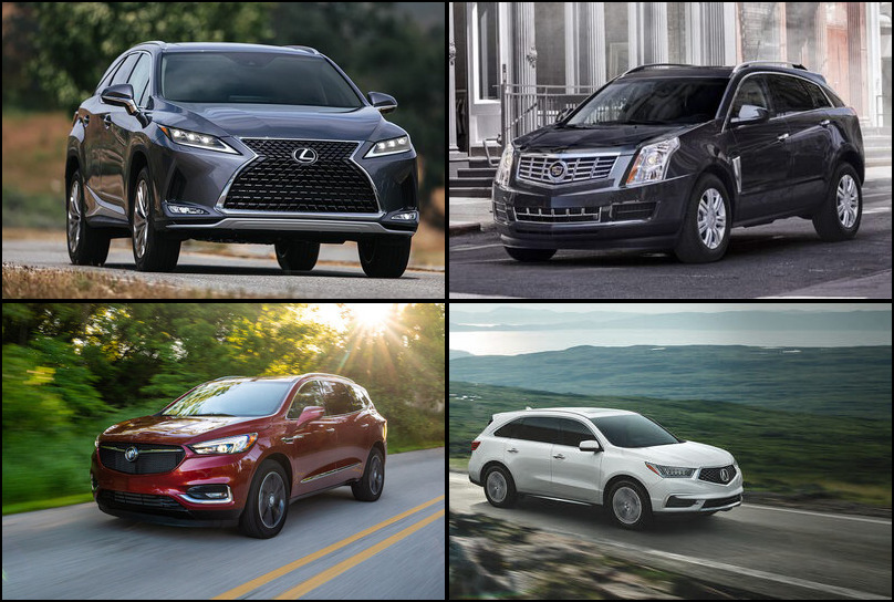 2012 2012 Best Selling Premium Midsize Crossover/SUVs Market Share Graph