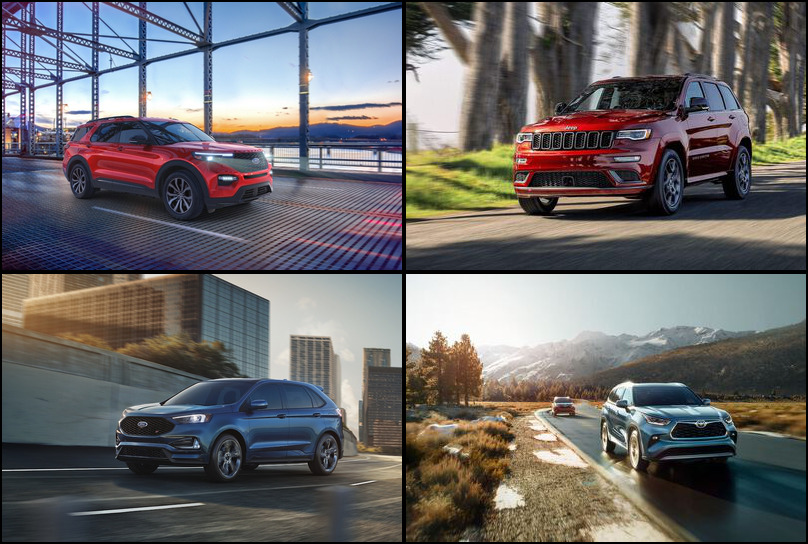 2013 2013 Best Selling Midsize Crossover/SUVs Market Share Graph