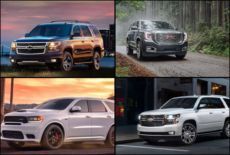 2018 2018 Best Selling Large SUVs Market Share Graph