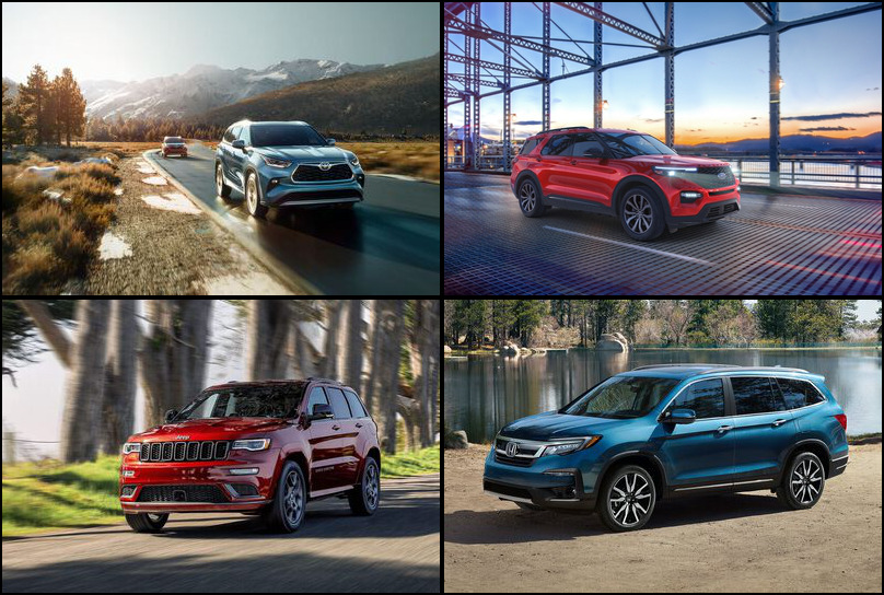 2018 2018 Best Selling Midsize Crossover/SUVs Market Share Graph